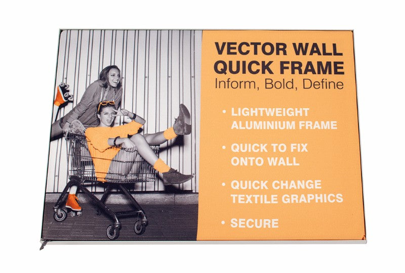 Vector Textil Wandrahmen 1000x1000mm - modularedisplays.com
